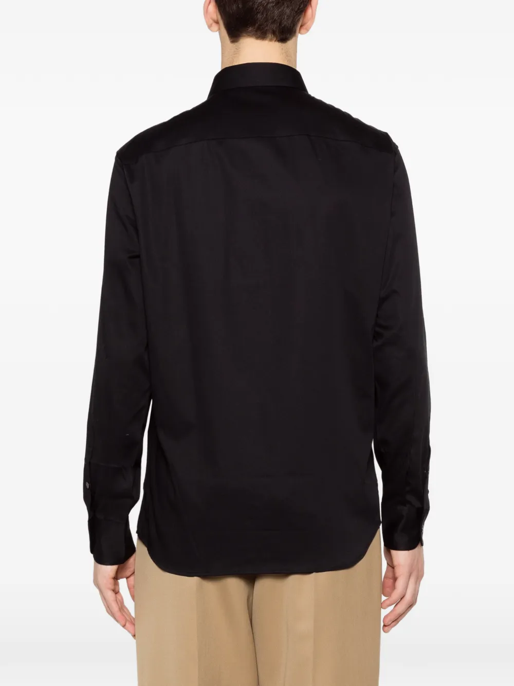 Emporio Armani Overhemd met knopen Zwart
