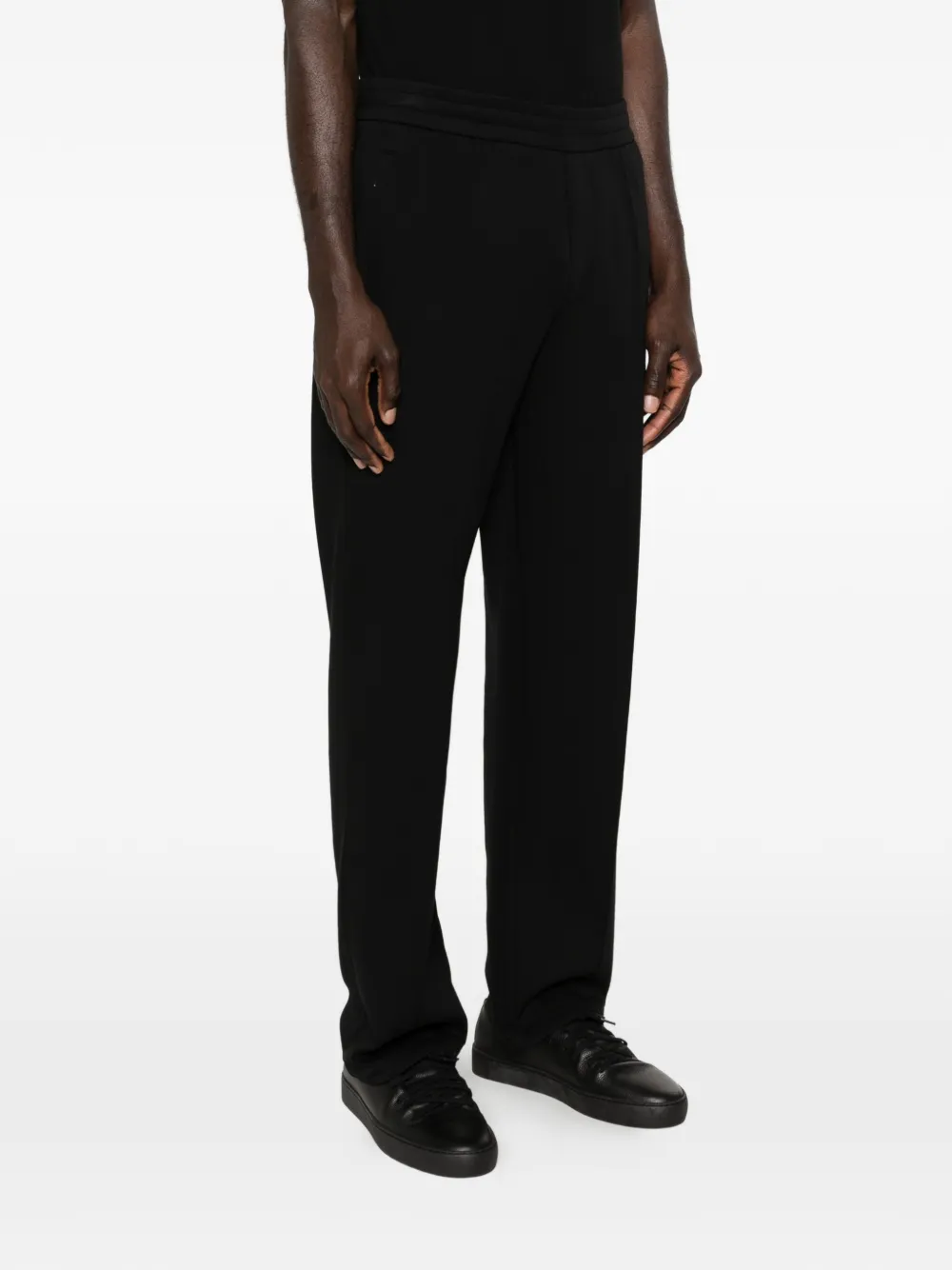 Emporio Armani Elastische broek Zwart