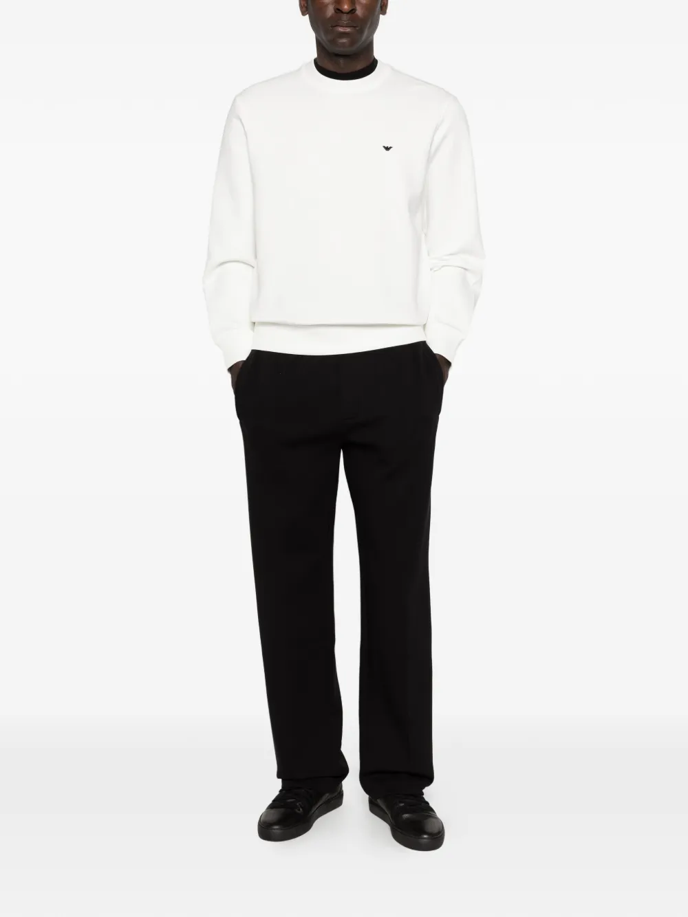 Emporio Armani Elastische broek Zwart