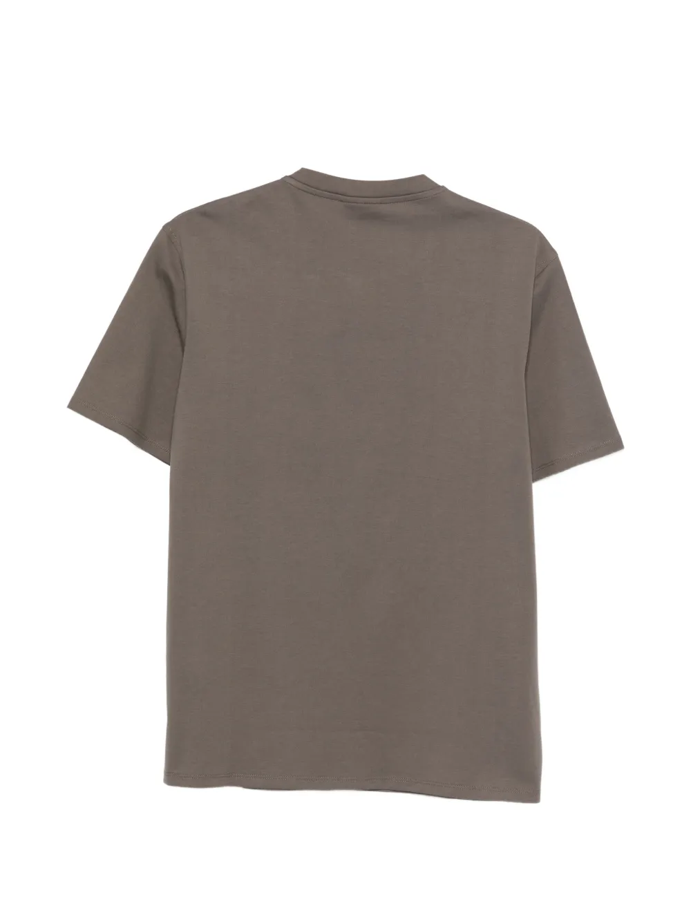 Emporio Armani T-shirt met logo Bruin