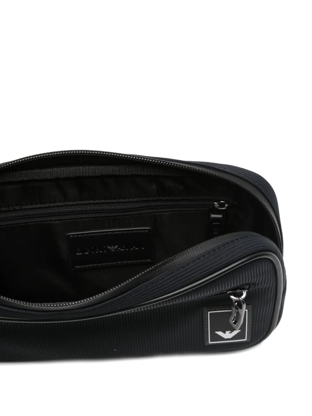 Emporio Armani Heuptas met logopatch Blauw