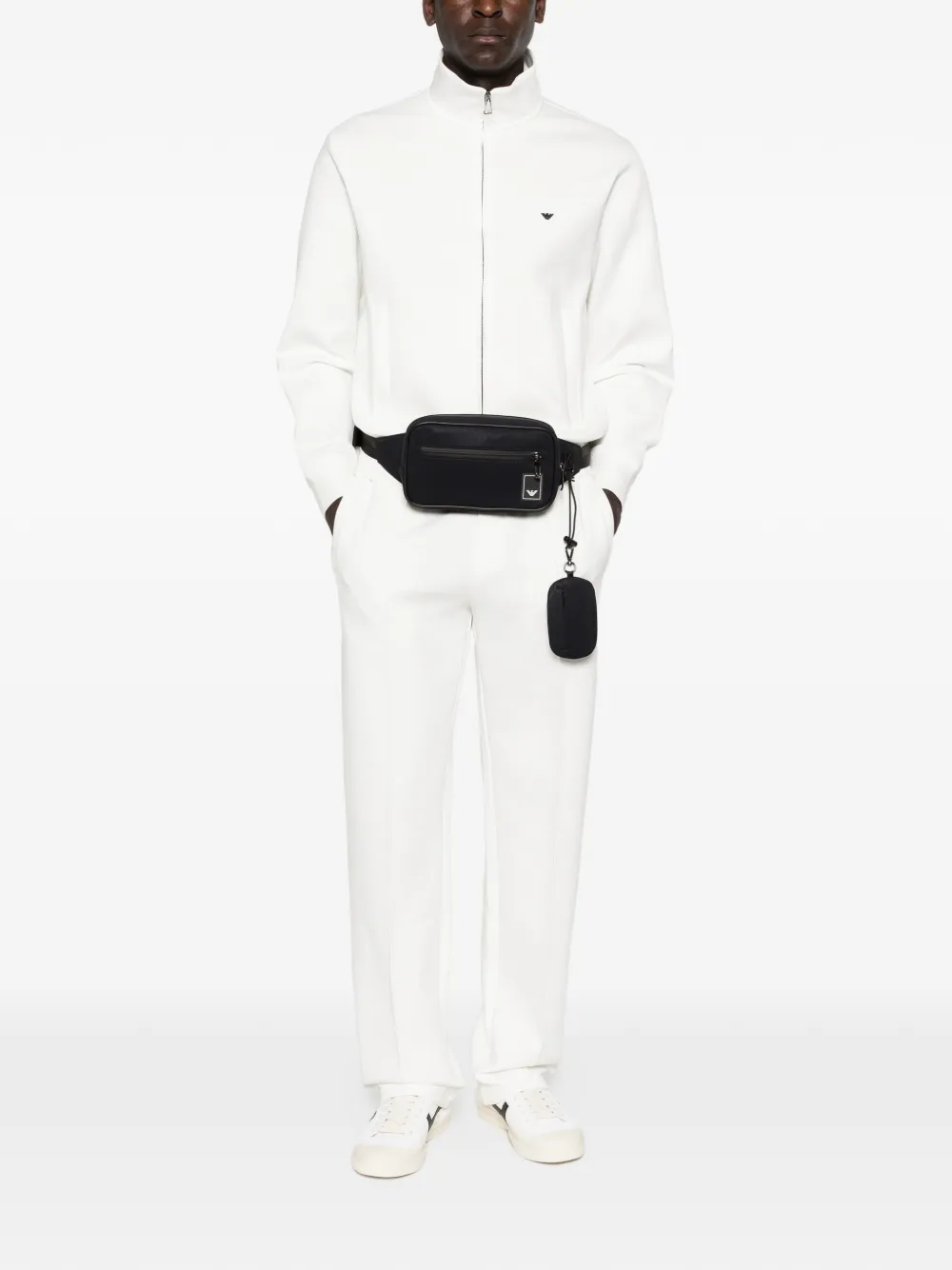 logo-patch belt bag