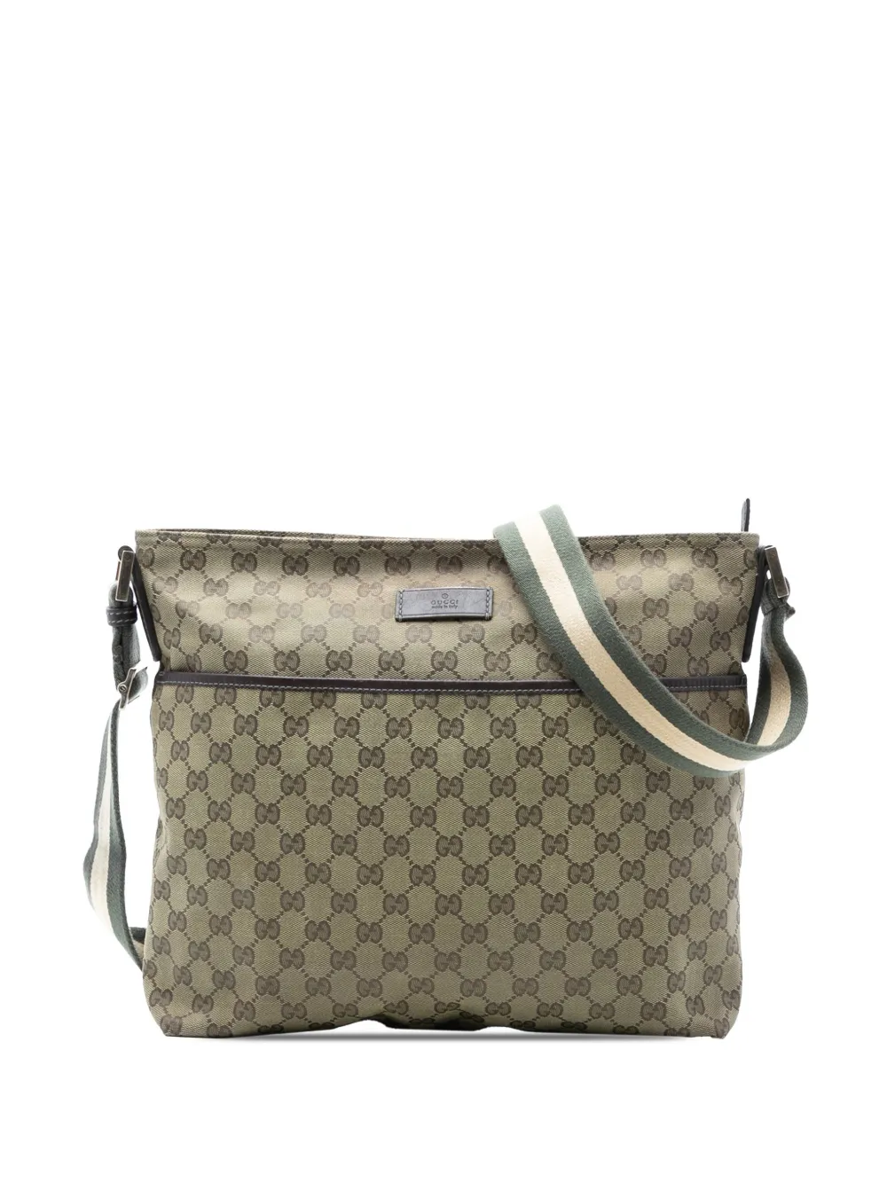 Gucci Pre-Owned 2016-2026 GG Canvas Web crossbody bag - Marrone
