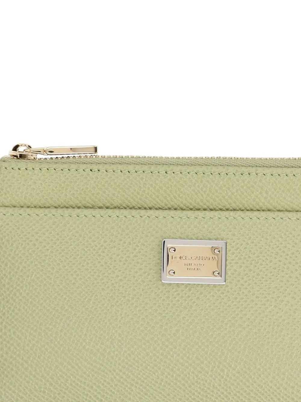 Dolce & Gabbana Portemonnee met logoplakkaat Groen