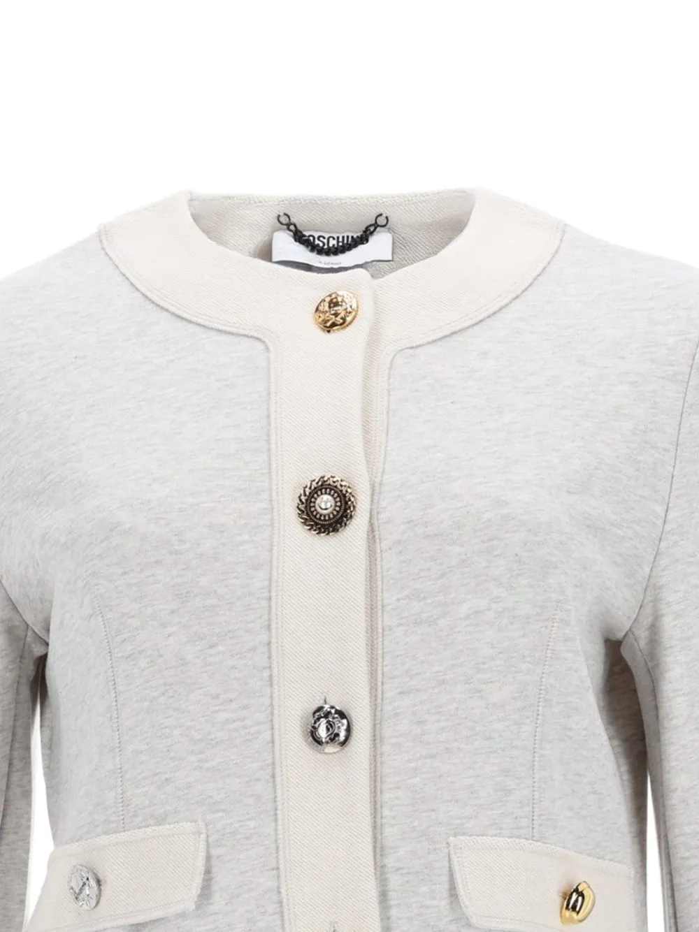 Moschino Vest met opgestikte zak Grijs
