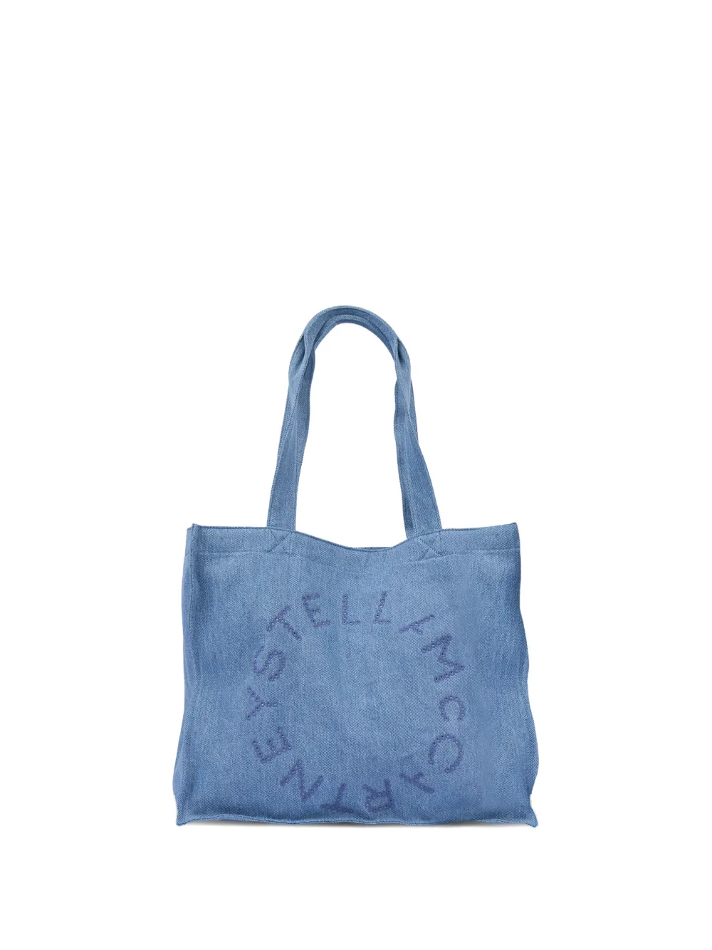 Stella McCartney Kids logo tote bag - Blu