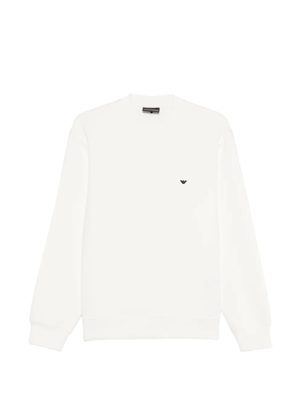 Emporio Armani logo detail sweatshirt - Nude