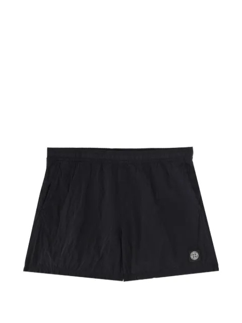 Stone Island Compass-patch swim shorts
