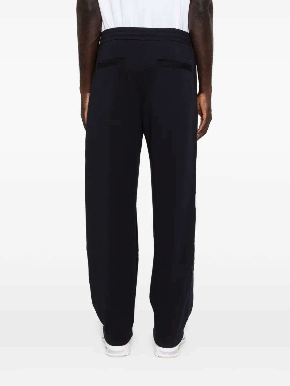 Emporio Armani Broek met afwerking Zwart