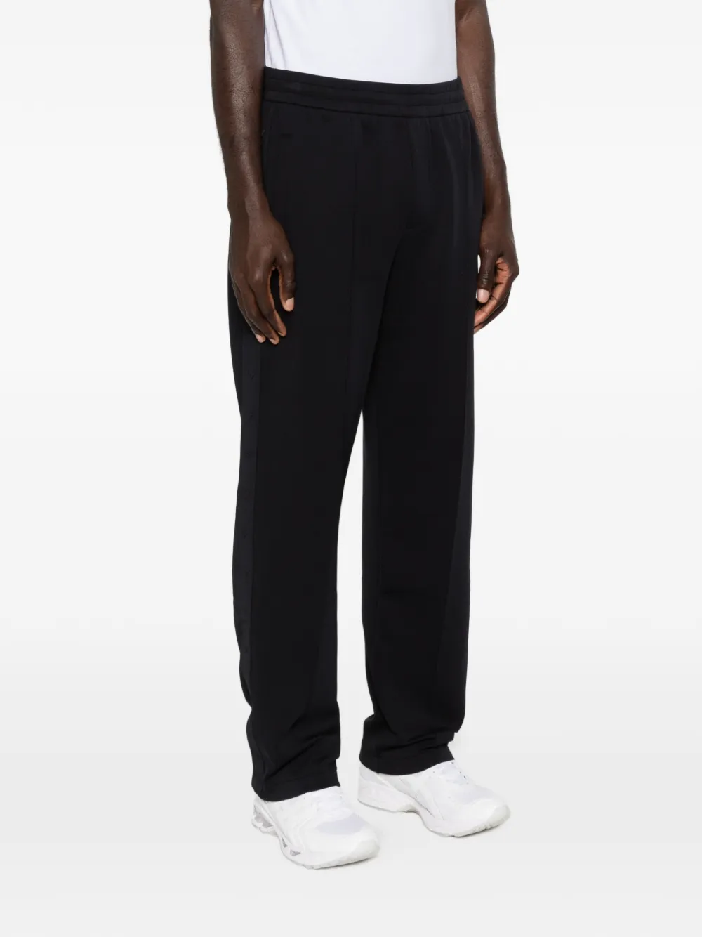 Emporio Armani Broek met afwerking Zwart