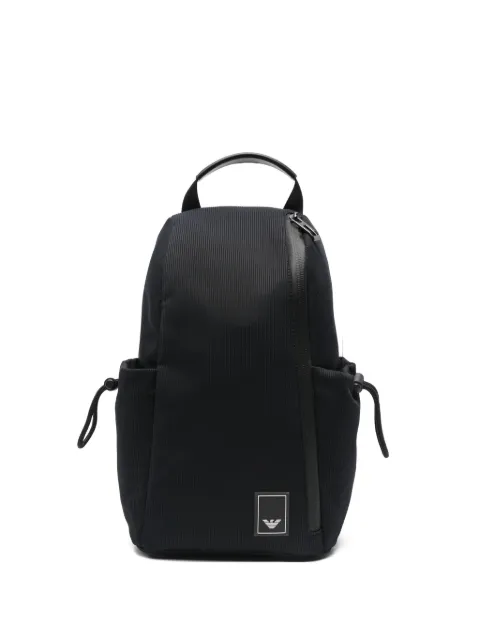 Emporio Armani logo-patch backpack