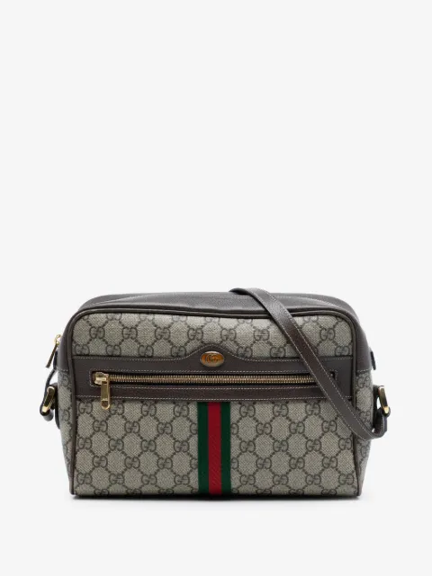 Gucci Pre-Owned GG Supreme Ophidia 斜挎包（2016-2026年典藏款）