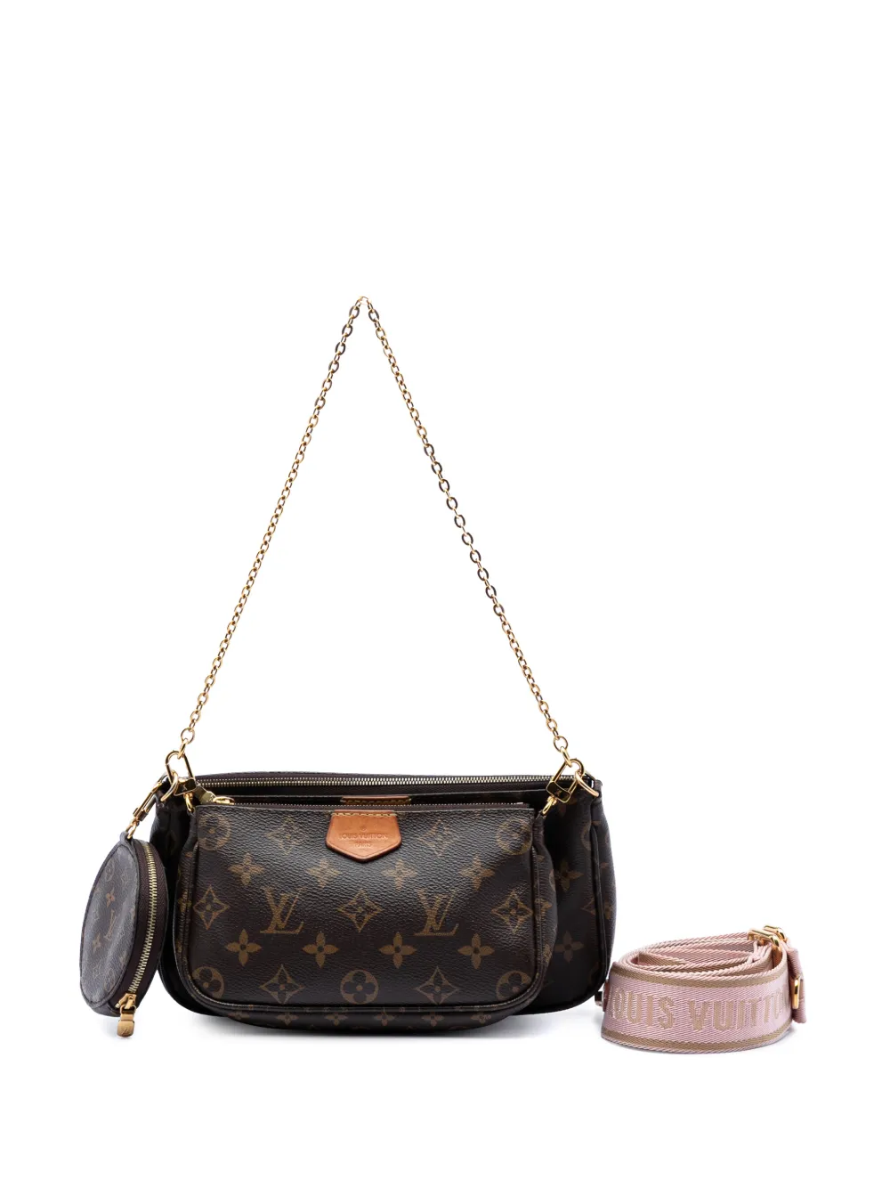 Louis Vuitton Pre-Owned 2020 Monogram Multi Pochette Accessoires satchel - Marrone