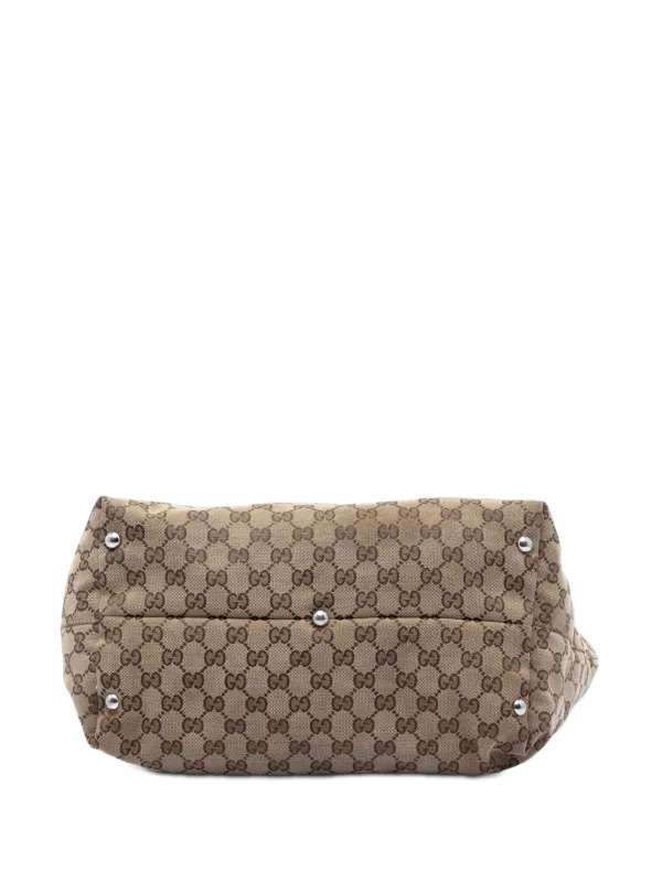 Gucci Pre-Owned 2016-2026 ミディアム GGキャンバス アイコンビット