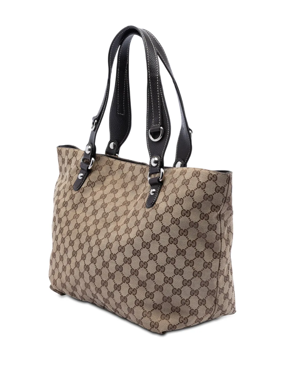 2016-2026 Medium Gg Canvas Icon Bit Tote Bag