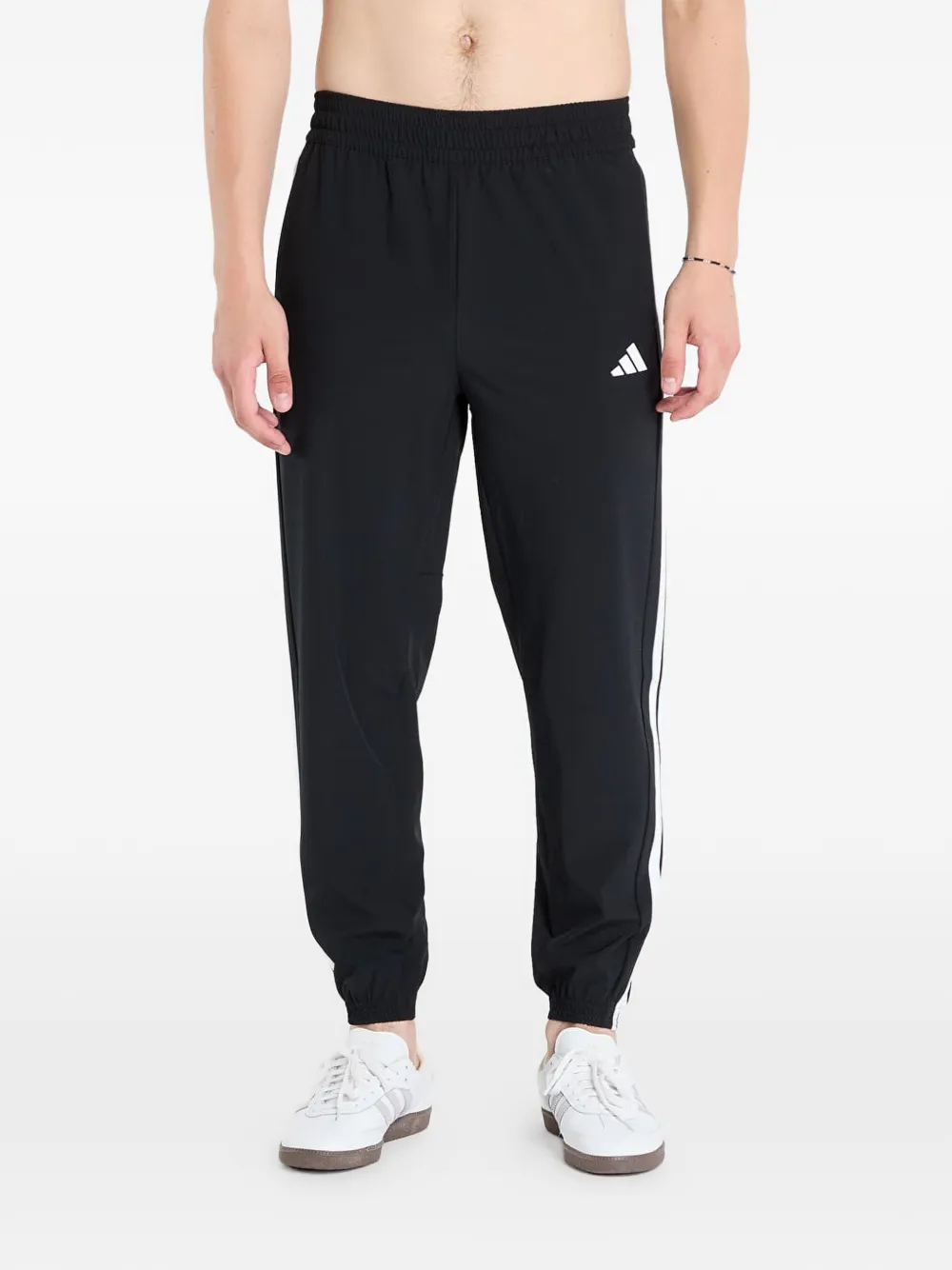 adidas Train Essentials 3-stripes woven track pants - Nero