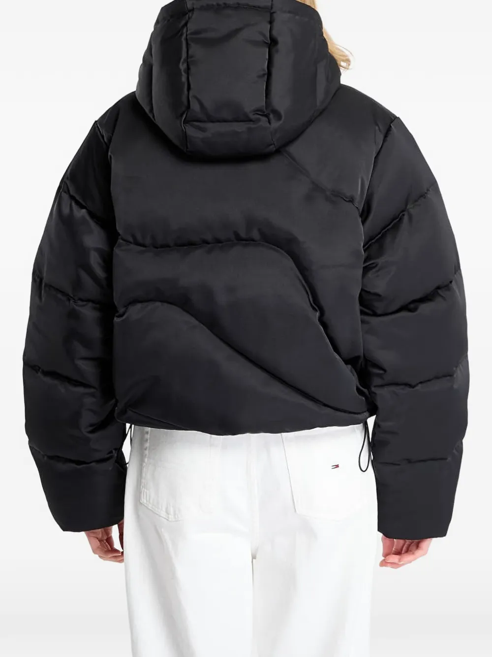 Nike Donsjack met capuchon Zwart