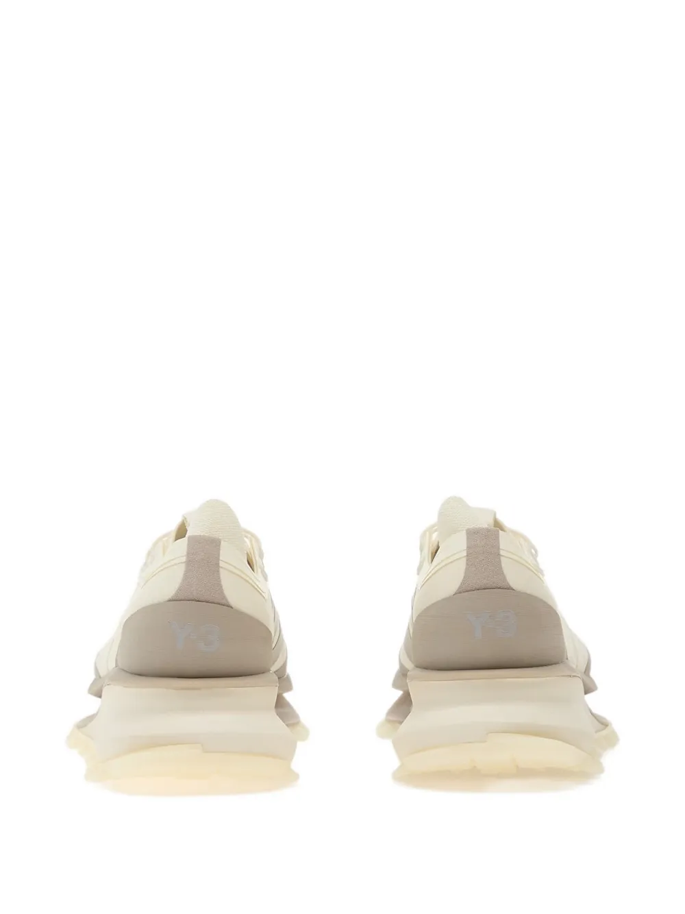 Y-3 x Yohji Yamamoto S-Gendo trail gestreepte sneakers Beige