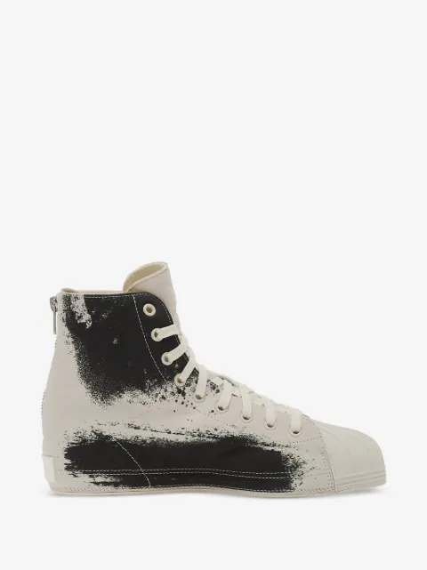 Y-3 High-Top-Sneakers mit Print