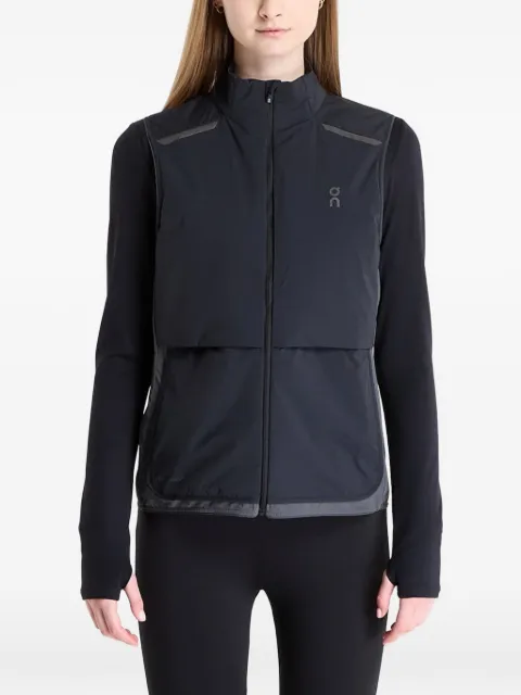 On Running zipped vest
