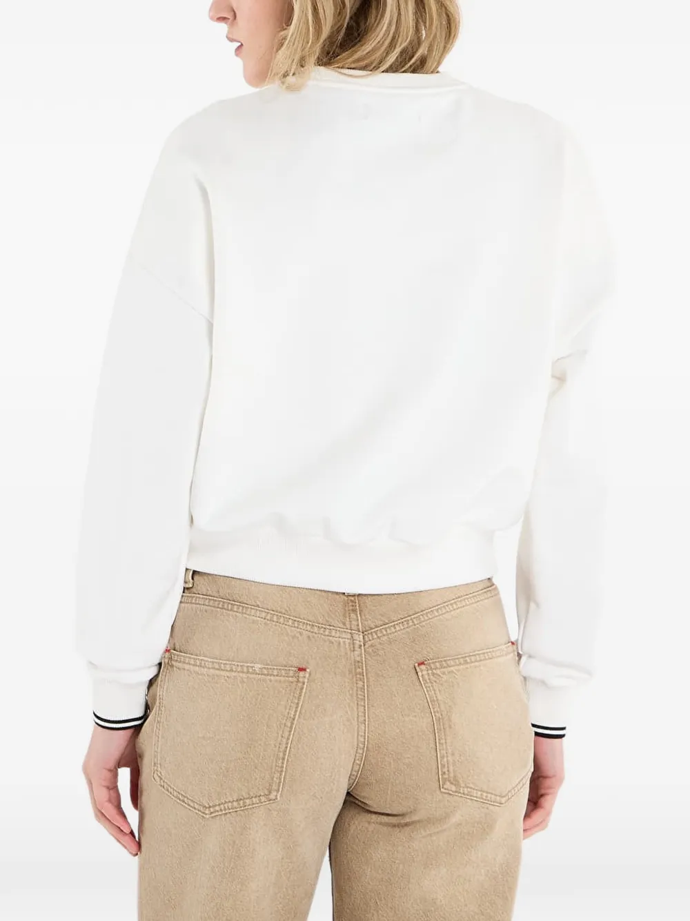 Fred Perry Sweater met afwerking Wit