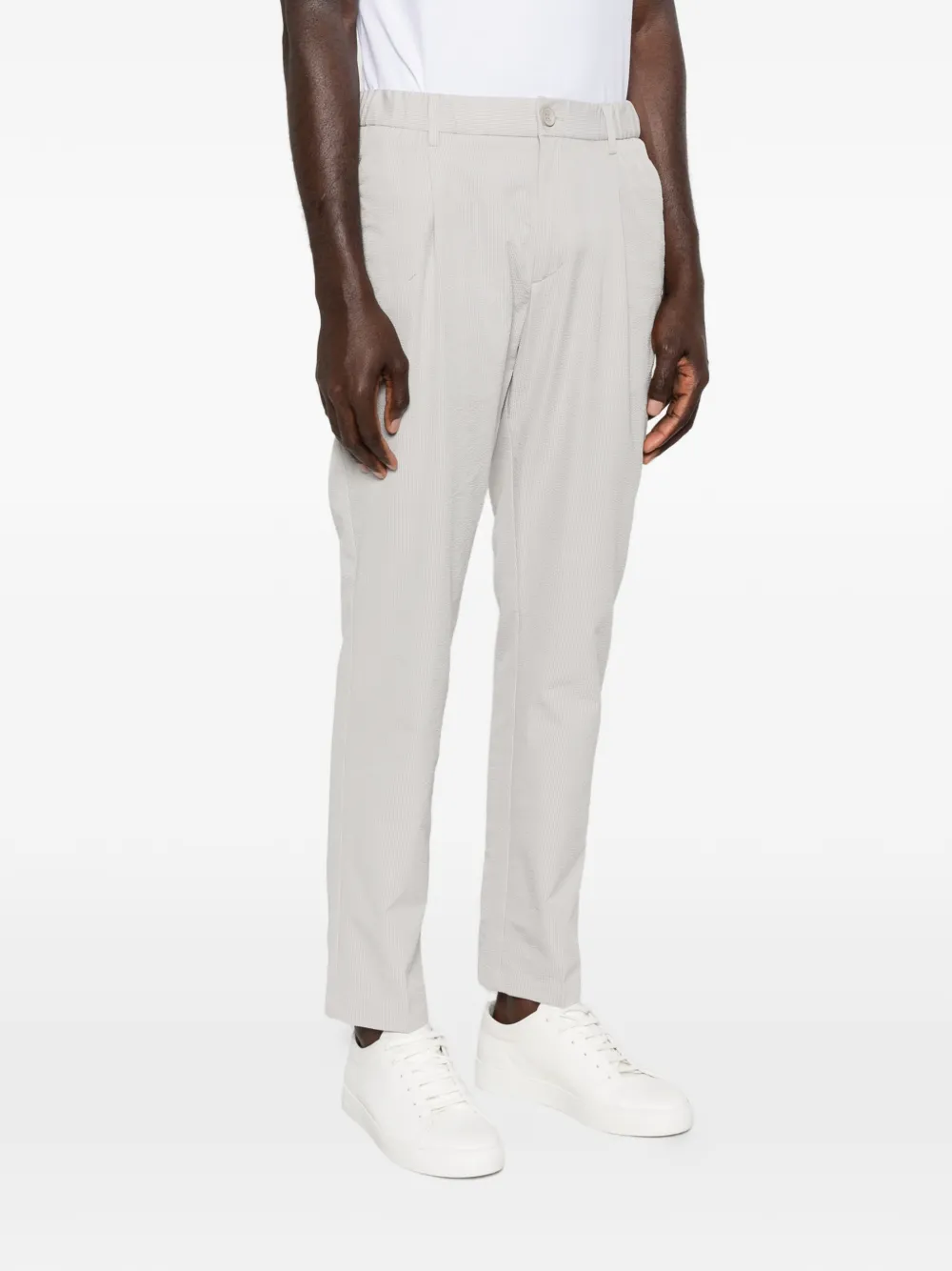 Herno Straight plooibroek Grijs