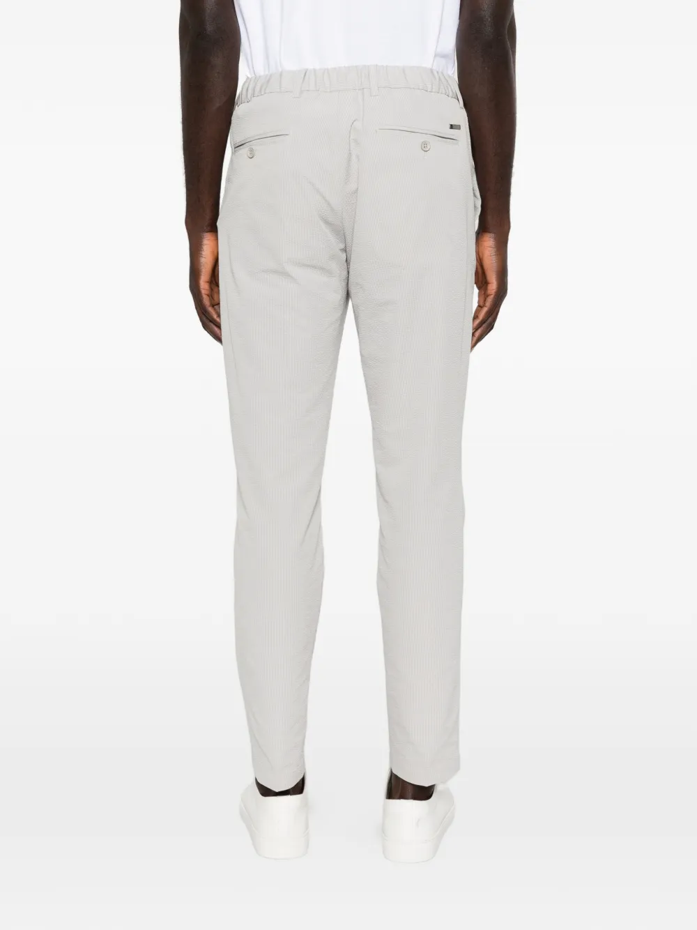 Herno Straight plooibroek Grijs