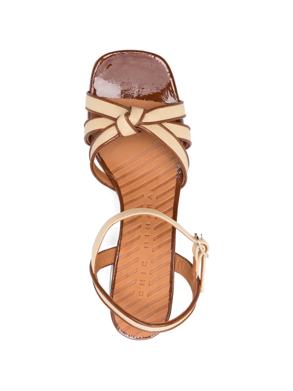 Chie Mihara Leilah knotted-strap sandals Bruin
