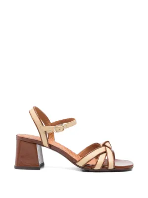 Chie Mihara Oendi criss-cross Strap Sandals | Neutrals | FARFETCH