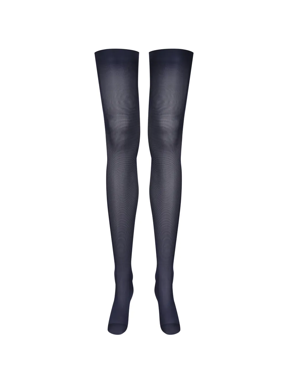 Maison Close cut curled stockings - Blau