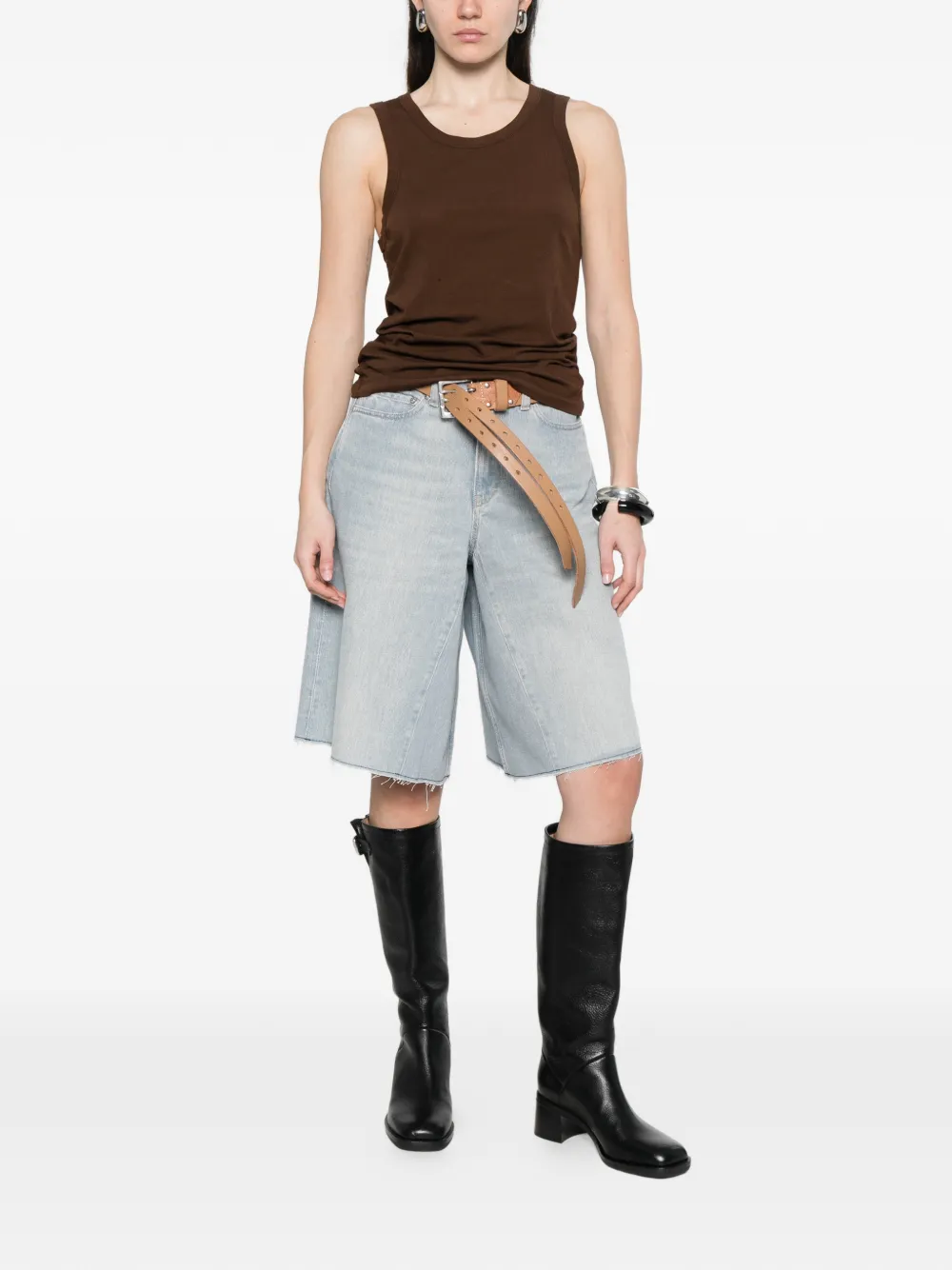  Entire Studios Jersey Top - Brown 