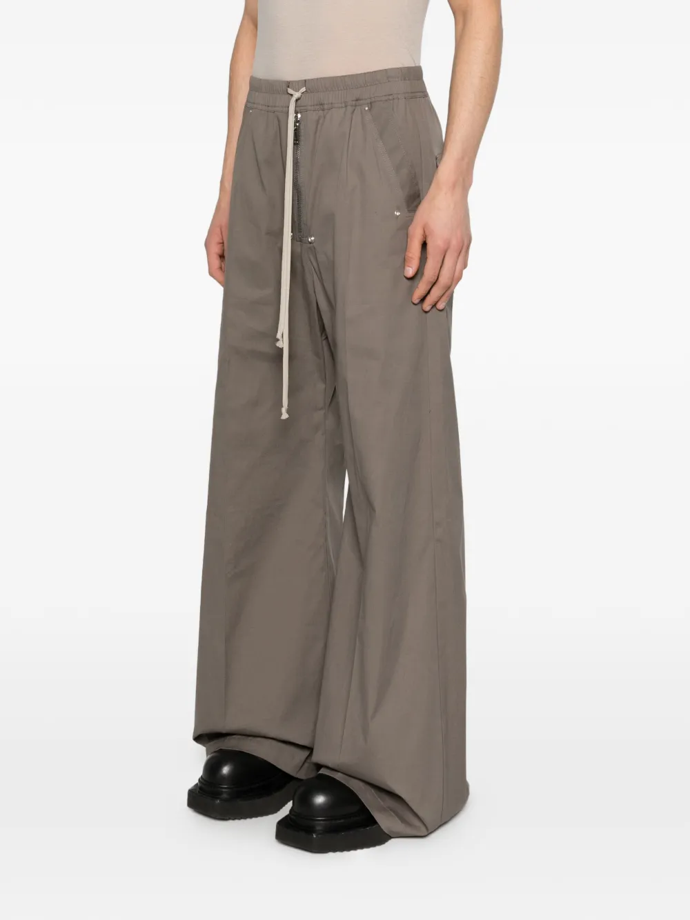 Rick Owens Broek met trekkoord Grijs