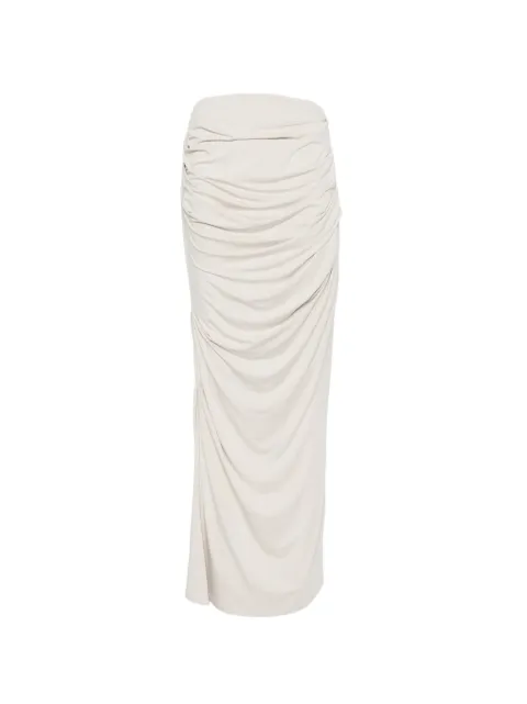 ENTIRE STUDIOS — ruched drape maxi skirt