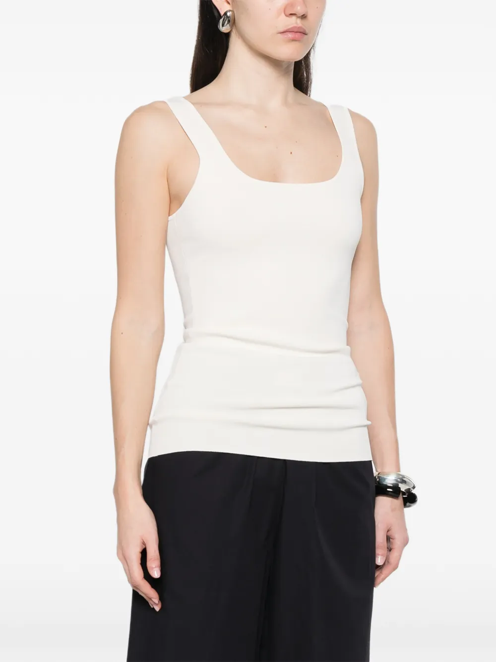  Entire Studios Scoop-neck Top - Neutrals 