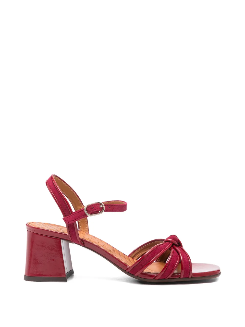 Chie Mihara Leilah knotted strap sandals Rood