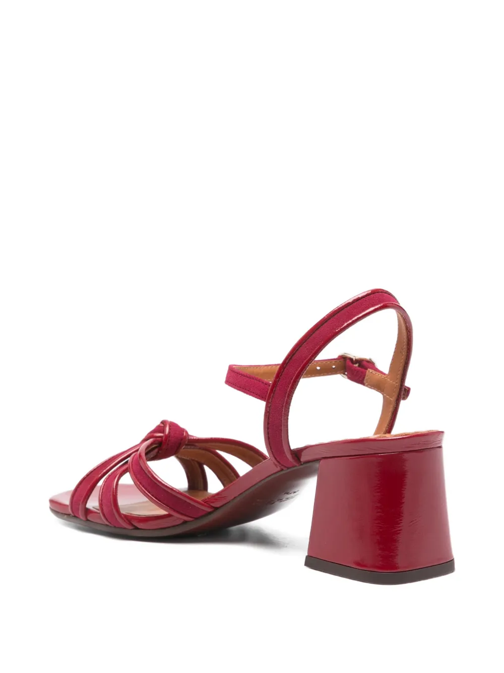Chie Mihara Leilah knotted strap sandals Rood