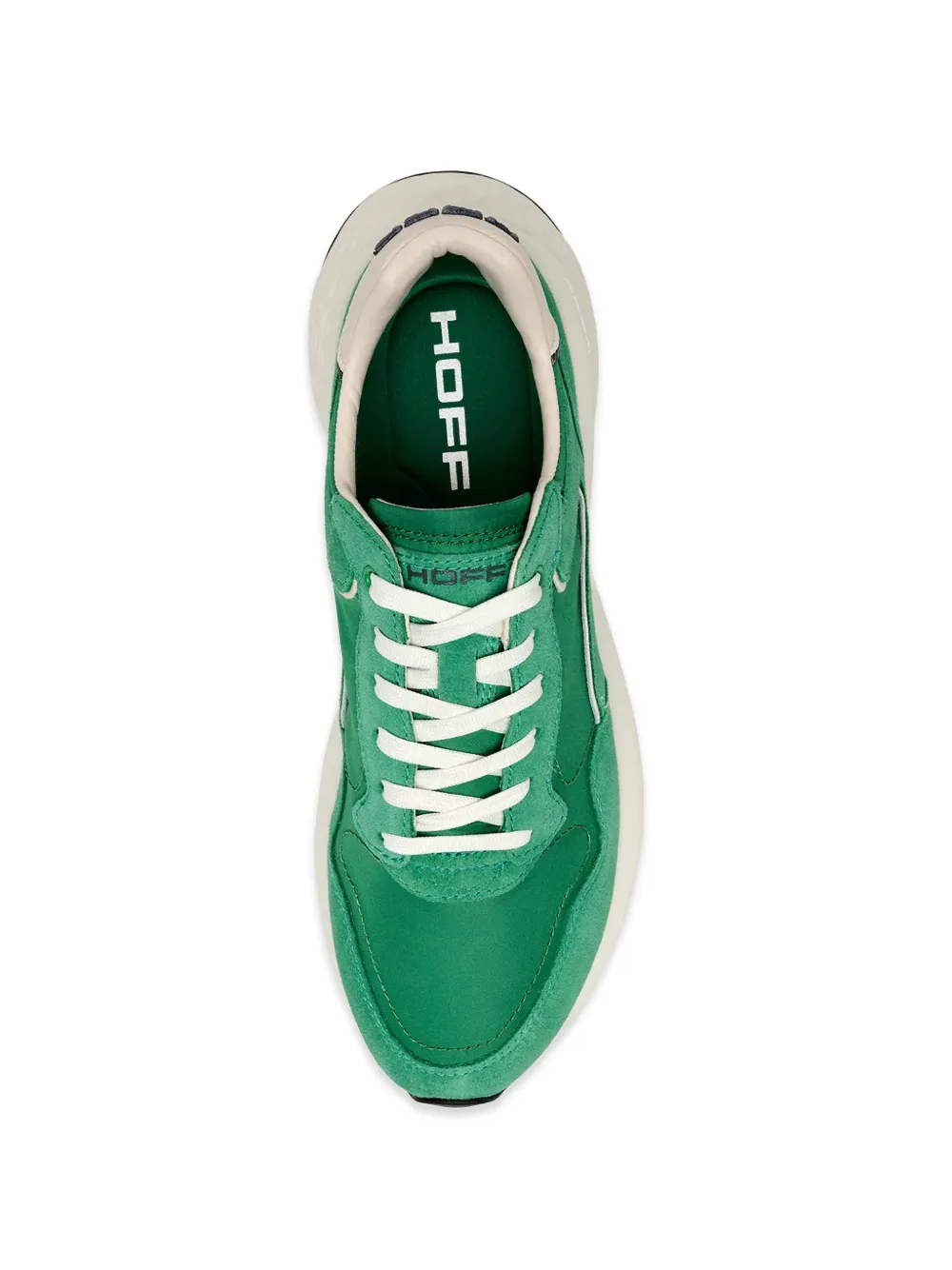 Hoff Sneakers met suède vlakken Groen