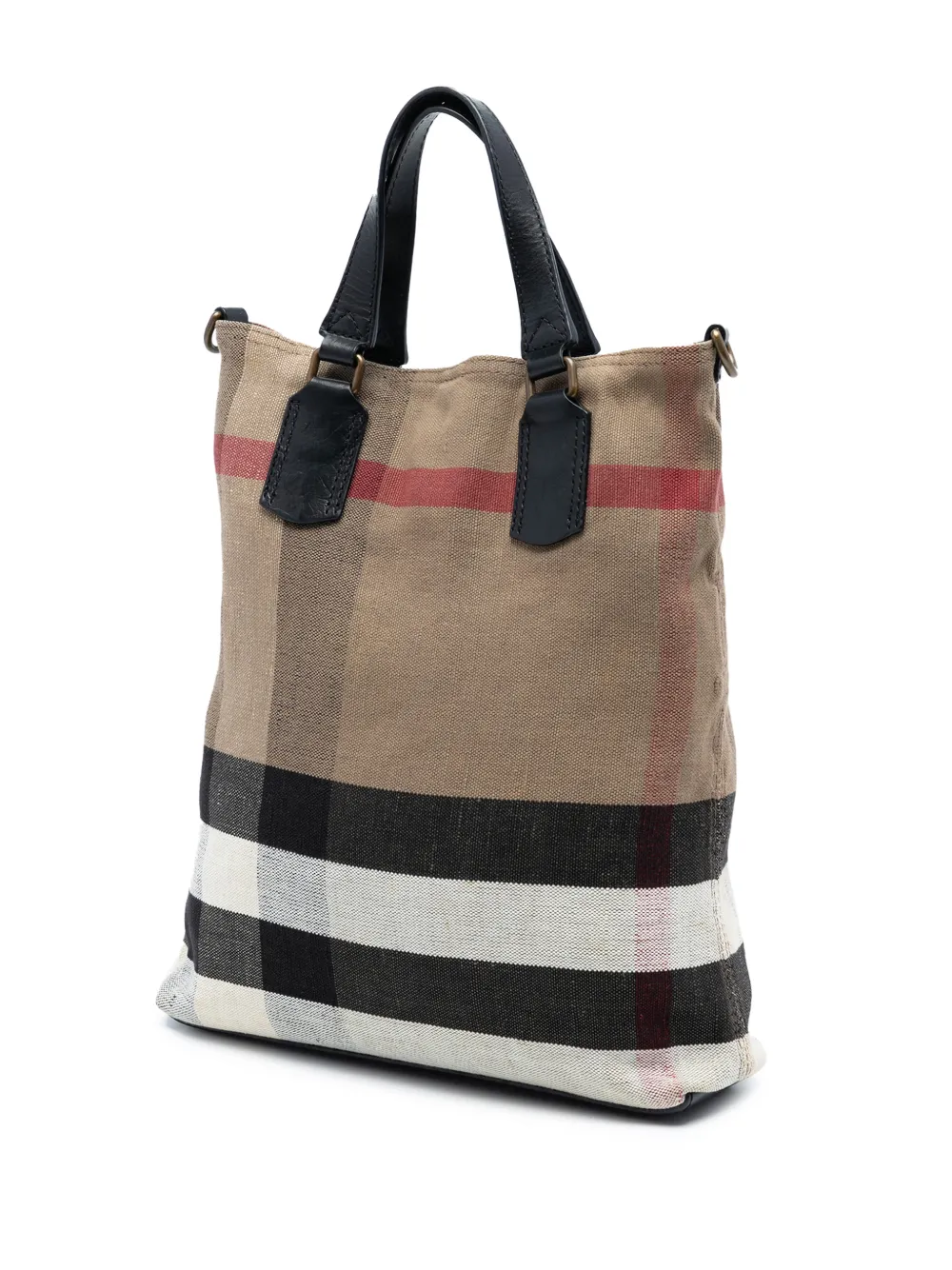 2000-2017 Mega Check Canvas Tottenham Brit Satchel