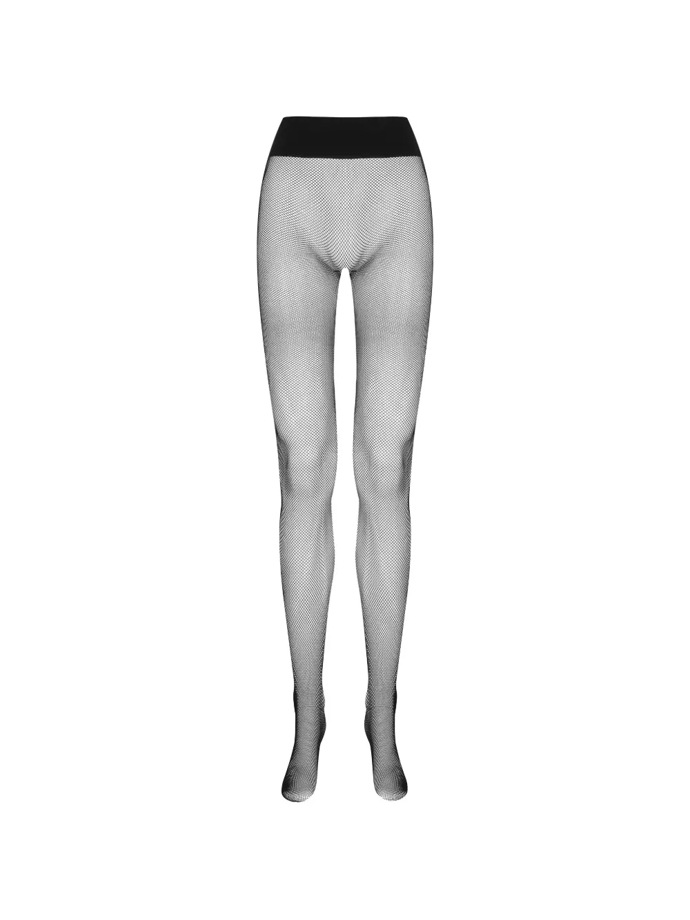 Maison Close Lurex seamless fishnet tights - Grau