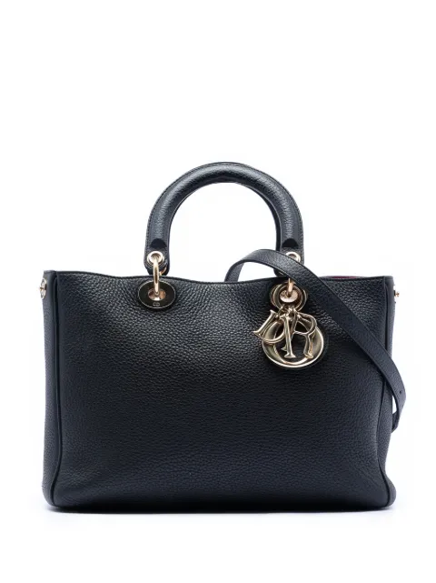 Christian Dior Pre-Owned 2013 Medium Pebbled Calfskin Diorissimo satchel