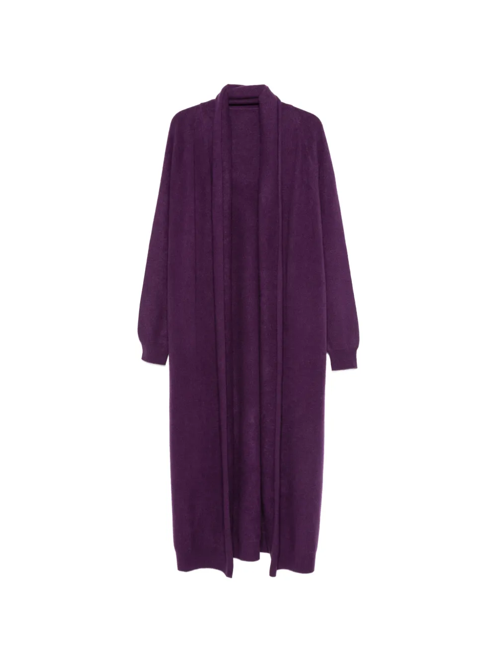 Frenckenberger open-front long cardigan - Viola