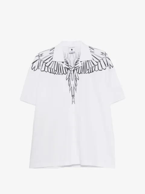COUNTY OF MILAN wing-print shirt