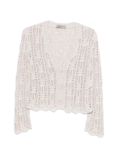 D.Exterior buttoned cardigan