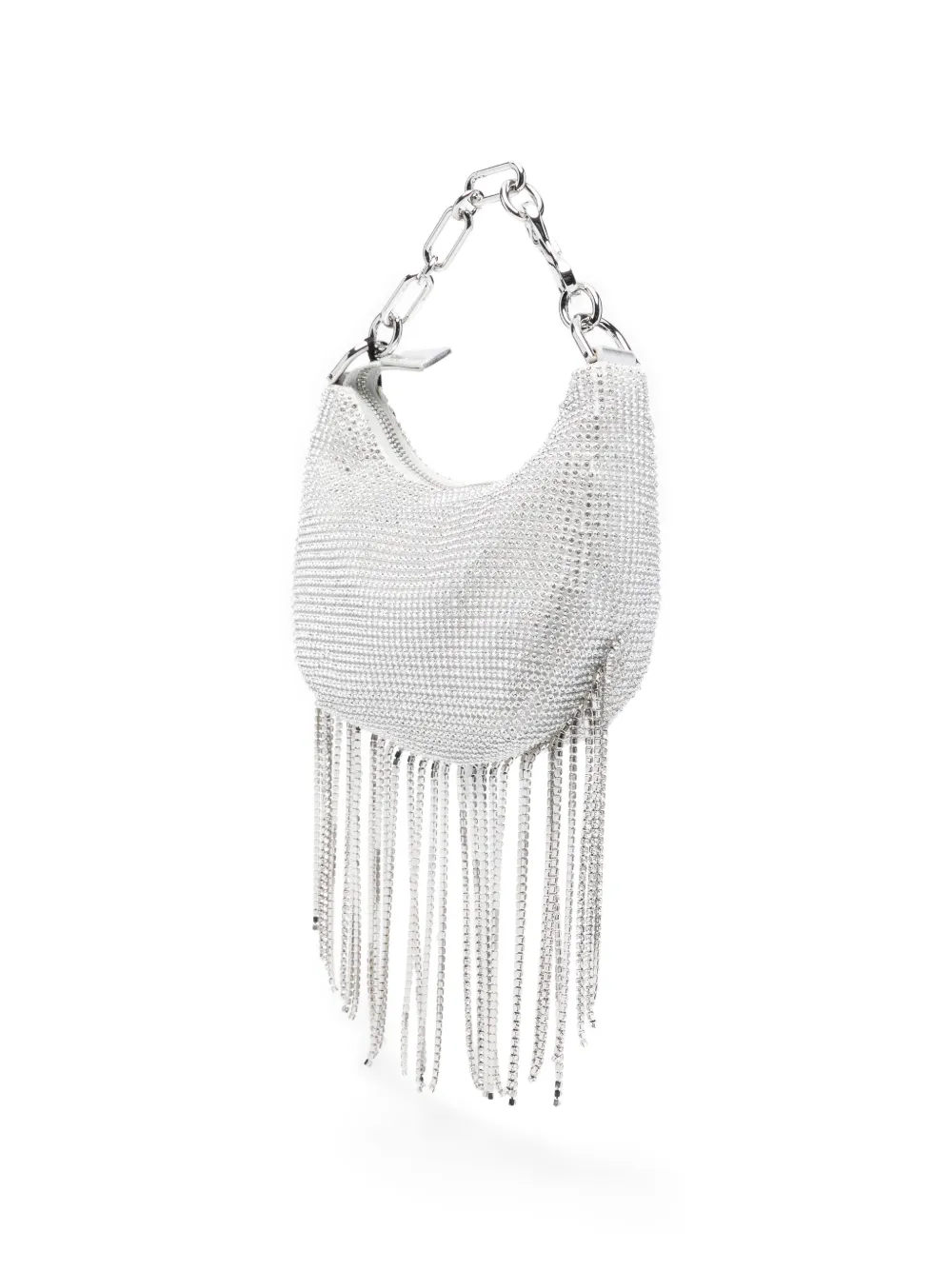  Twinset Fringed Mini Bag - Silver 