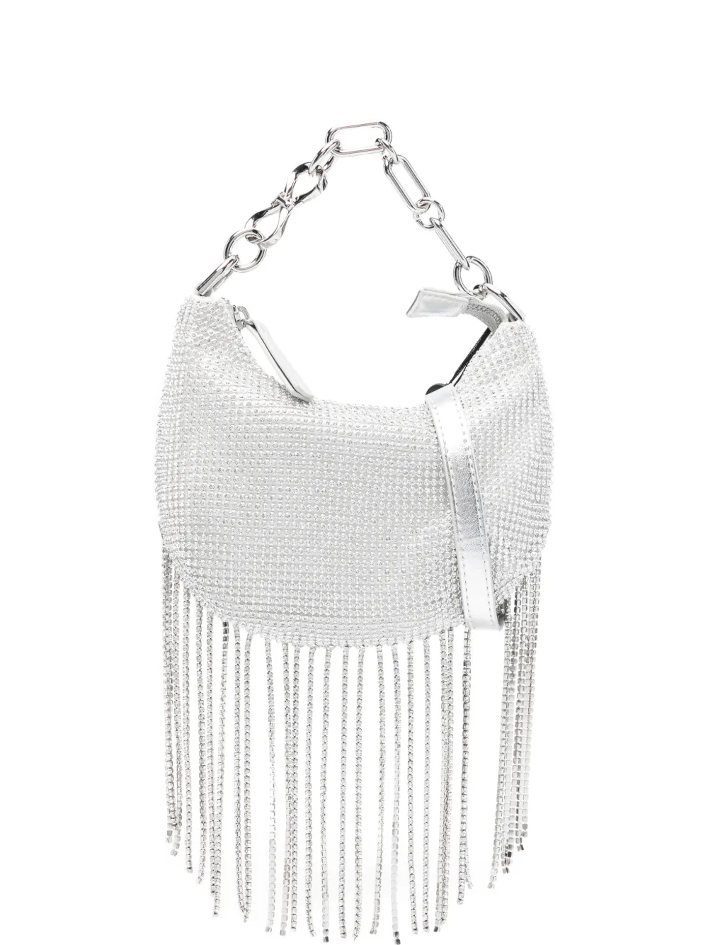 TWINSET fringed mini bag - Argento