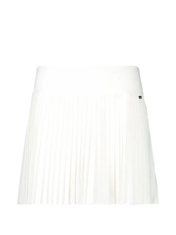 Goldbergh Plissé Mini Skirt in White