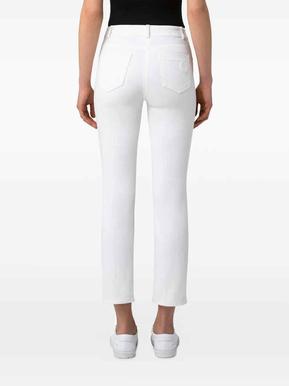  Akris Punto Vaqueros Capri Tobilleros - Blanco 