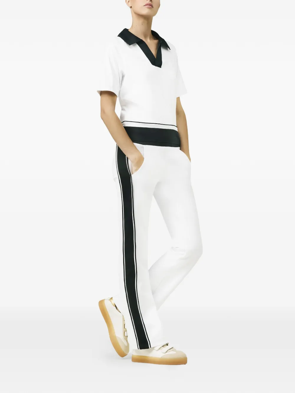  Goldbergh V-neck T-shirt - Neutrals 