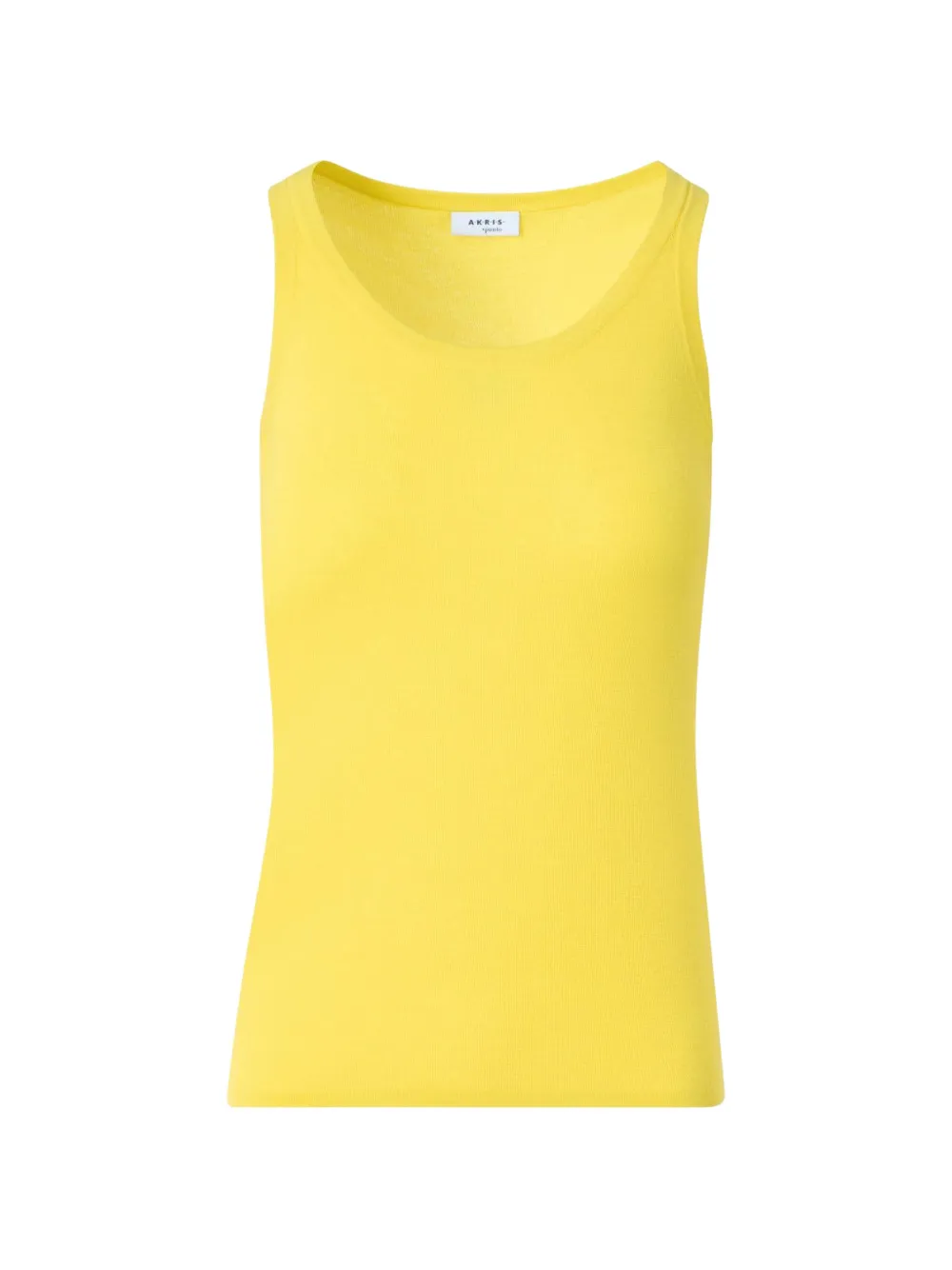 Akris Punto scoop-neck top - Giallo