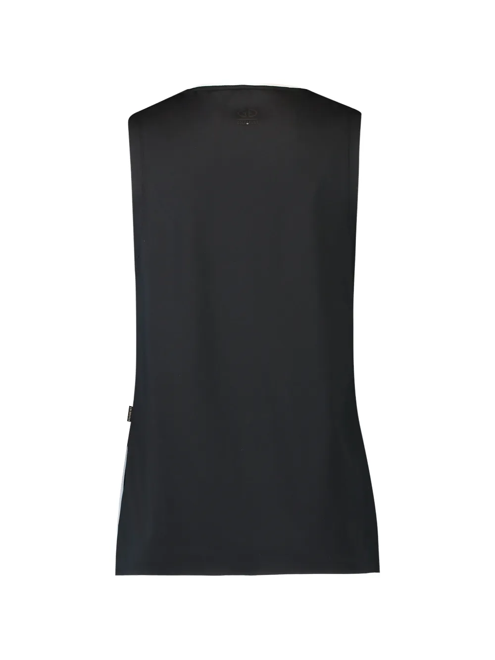 Goldbergh Lussuria Contrast-trim Top in Black, view 3